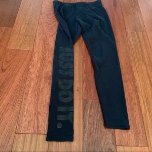 Black Nike Leggings with Elastic Band.